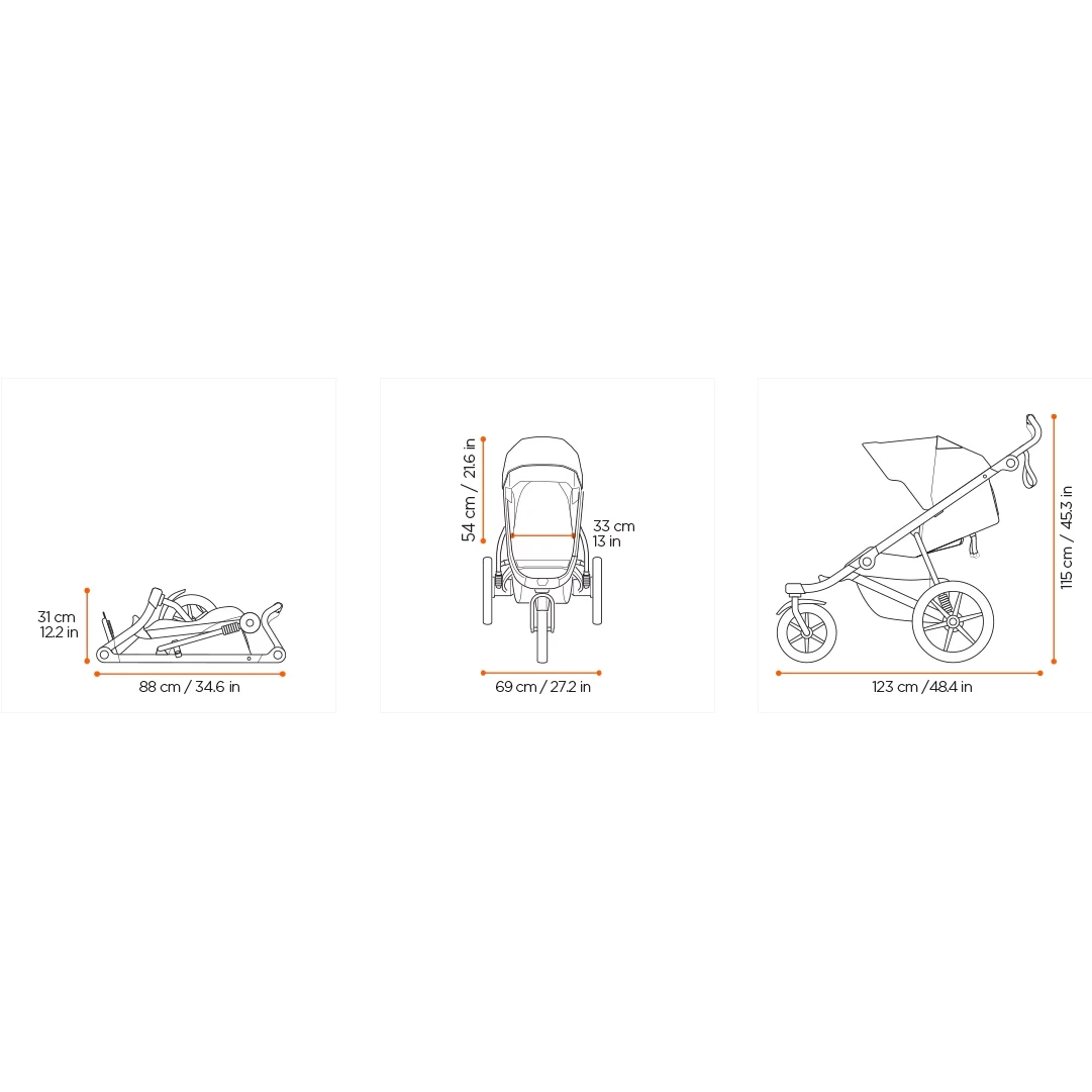 Thule Urban Glide 3 VARIOUS COLOURS - PRE ORDER JULY - Image 9