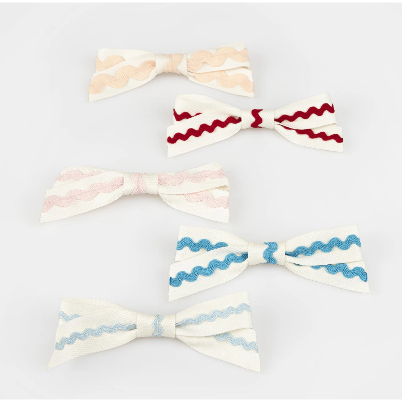 Meri-Meri Ric Rac Bow Hair Clips