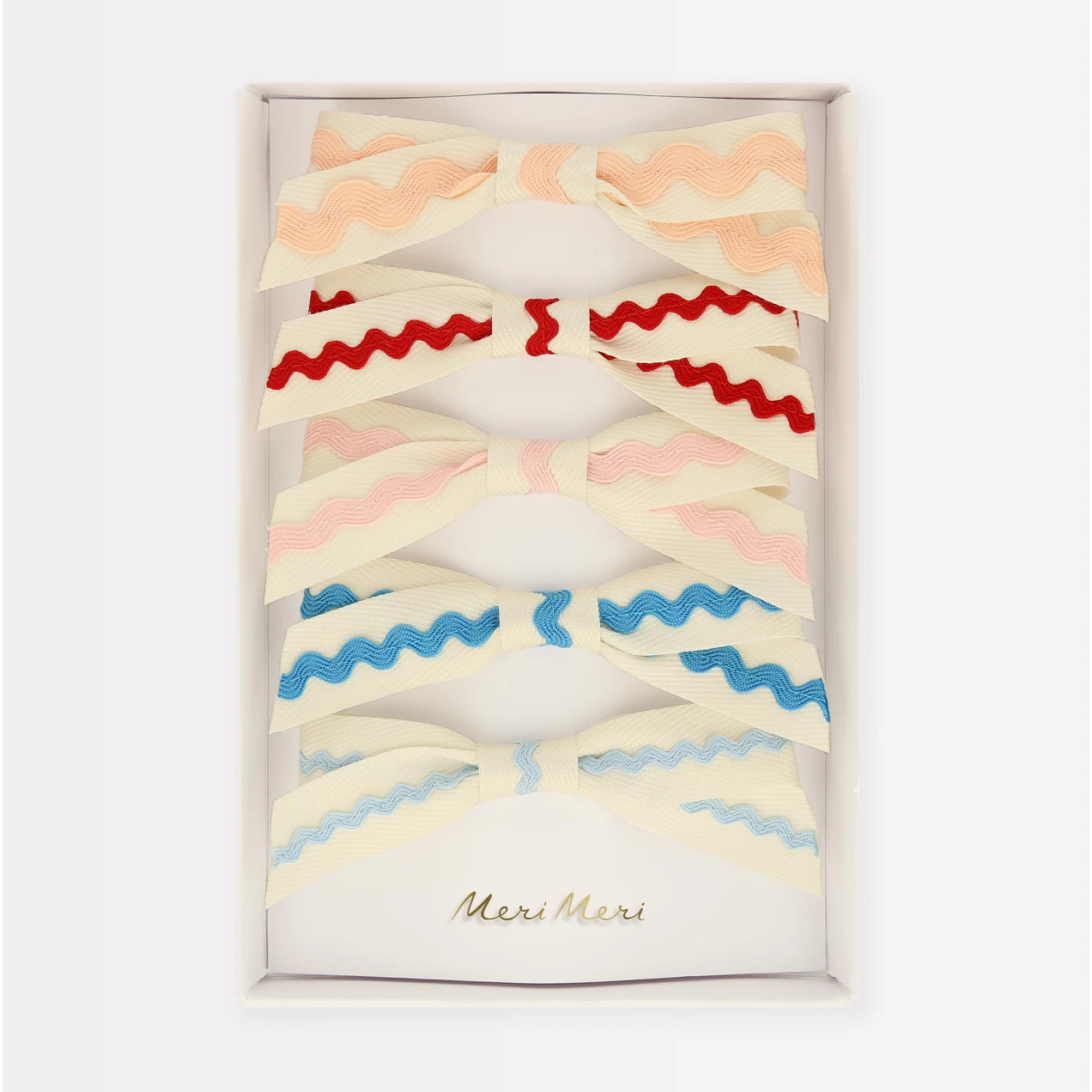 Meri-Meri Ric Rac Bow Hair Clips - Image 5