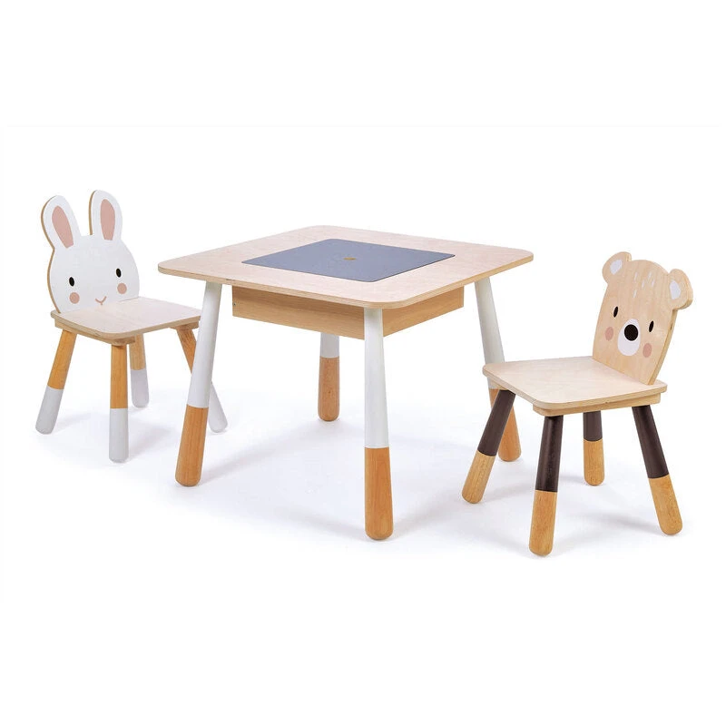 Tender Leaf Toys Forest Wooden Table And 2 Chairs - Image 2