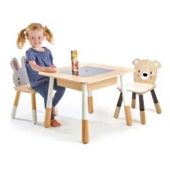 Tender Leaf Toys Forest Wooden Table And 2 Chairs