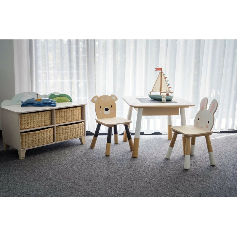 Tender Leaf Toys Forest Wooden Table And 2 Chairs - Image 4