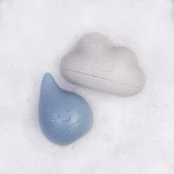 Ubbi® Cloud And Droplet Bath Toys - Cloudy Blue