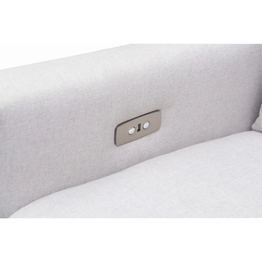 COCOON Bondi Electric Recliner & Glider Chair With USB - Mist Grey - Image 3