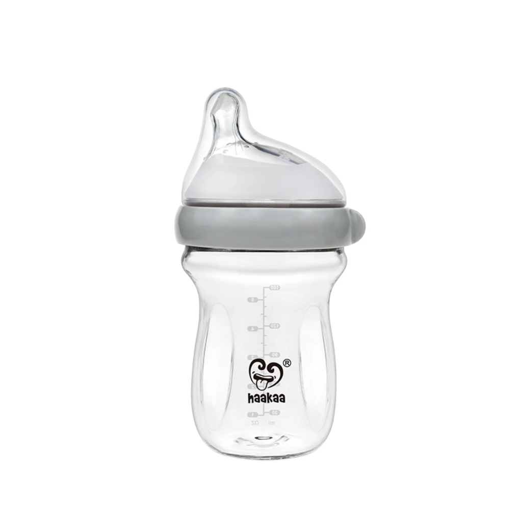 Haakaa Glass Baby Bottle VARIOUS COLOURS
