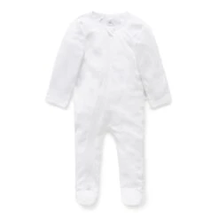Zip Growsuit - White Size 0 (6-12 Months)