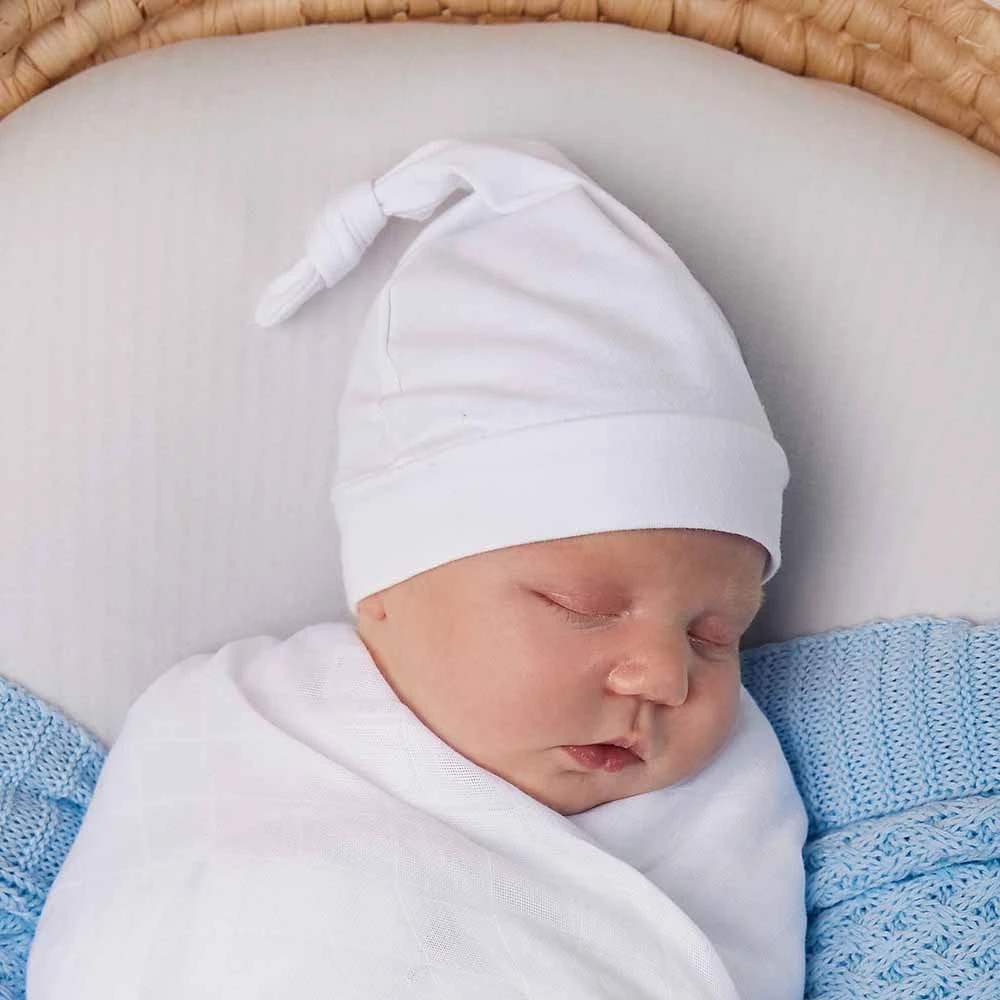 Organic Knotted Beanie VARIOUS COLOURS - Image 2