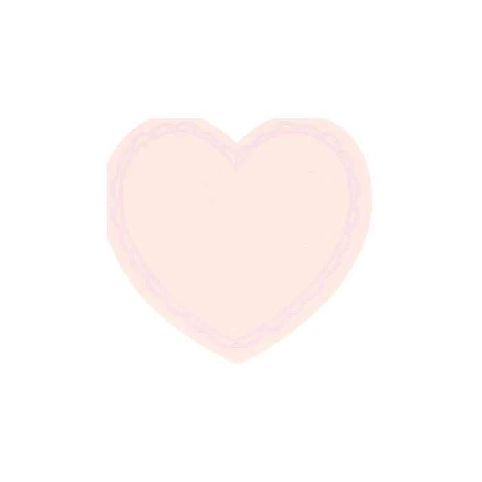 Meri-Meri Pastel Heart Small Napkins - Image 5