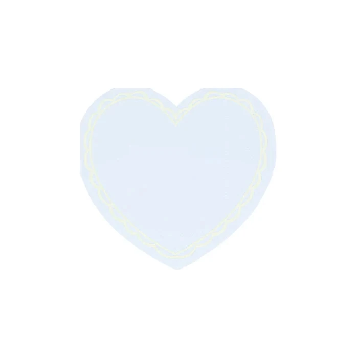 Meri-Meri Pastel Heart Small Napkins - Image 6