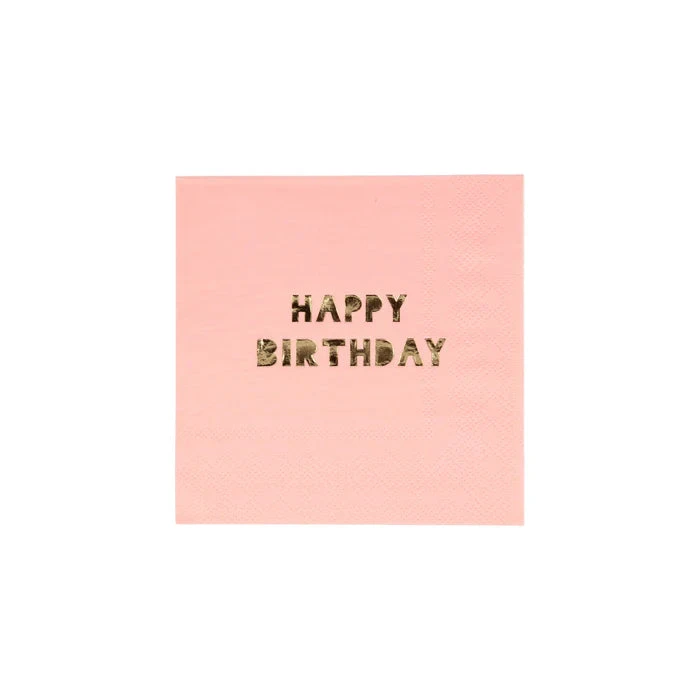 Meri-Meri Happy Birthday Small Napkins - Image 5