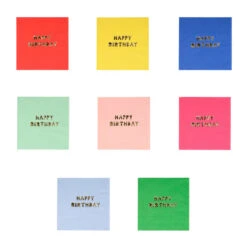 Meri-Meri Happy Birthday Small Napkins