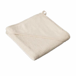 Organic Cotton Hooded Bath Towel - Natural