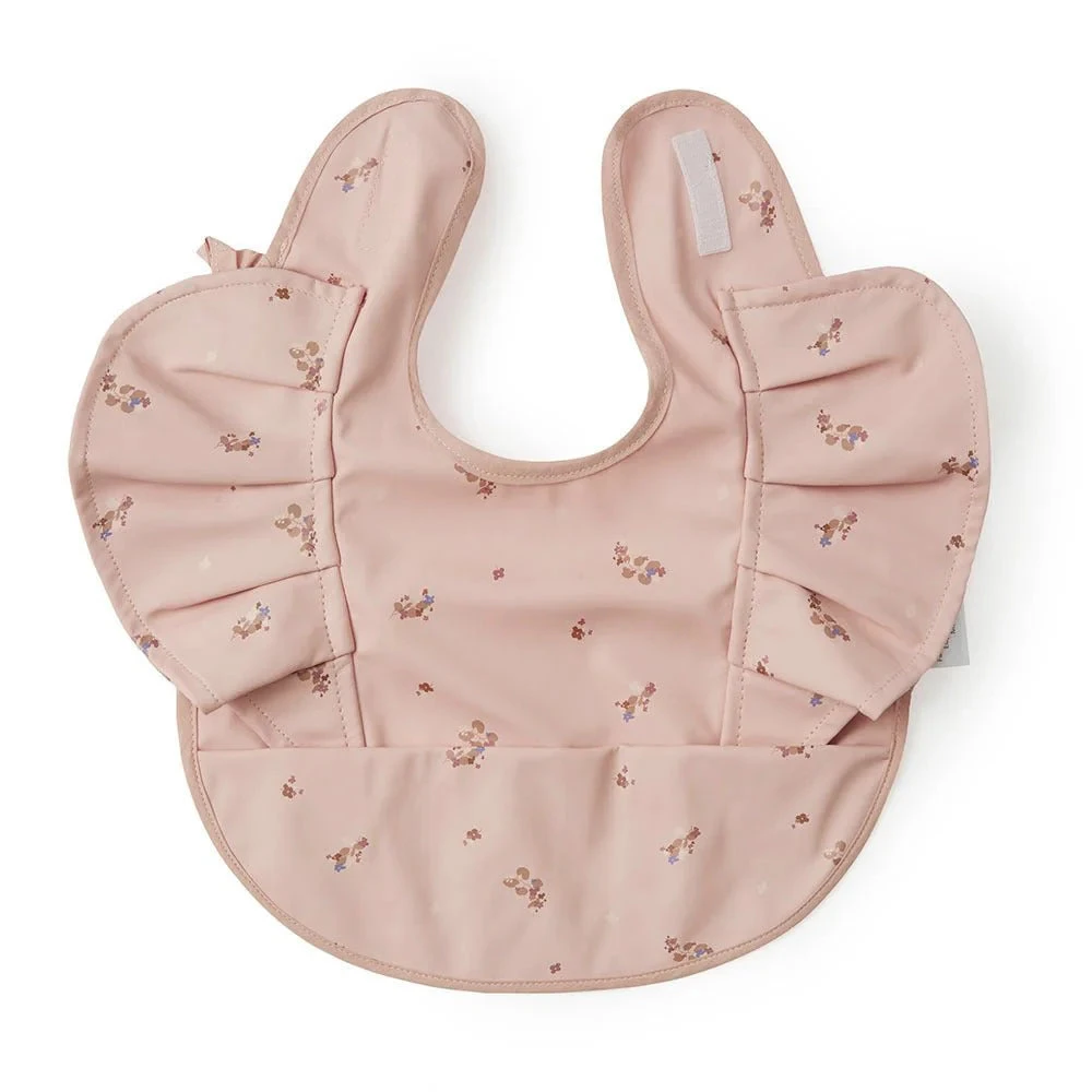 Waterproof Frill Snuggle Bib - Posey