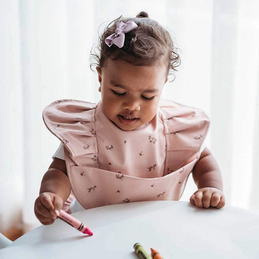 Waterproof Frill Snuggle Bib - Posey - Image 4