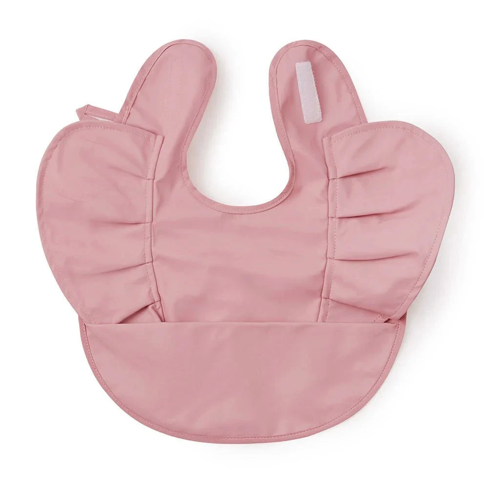 Waterproof Frill Snuggle Bib - Primrose Frill