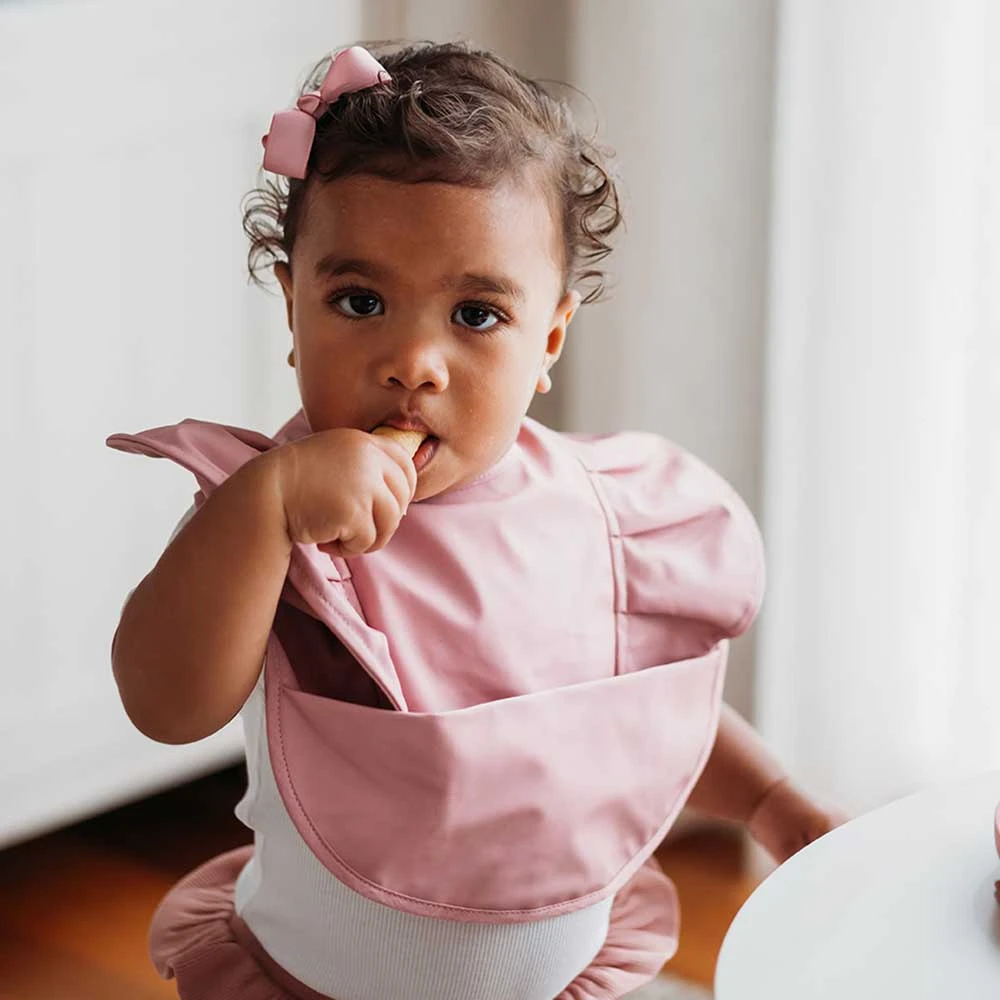 Waterproof Frill Snuggle Bib - Primrose Frill - Image 2