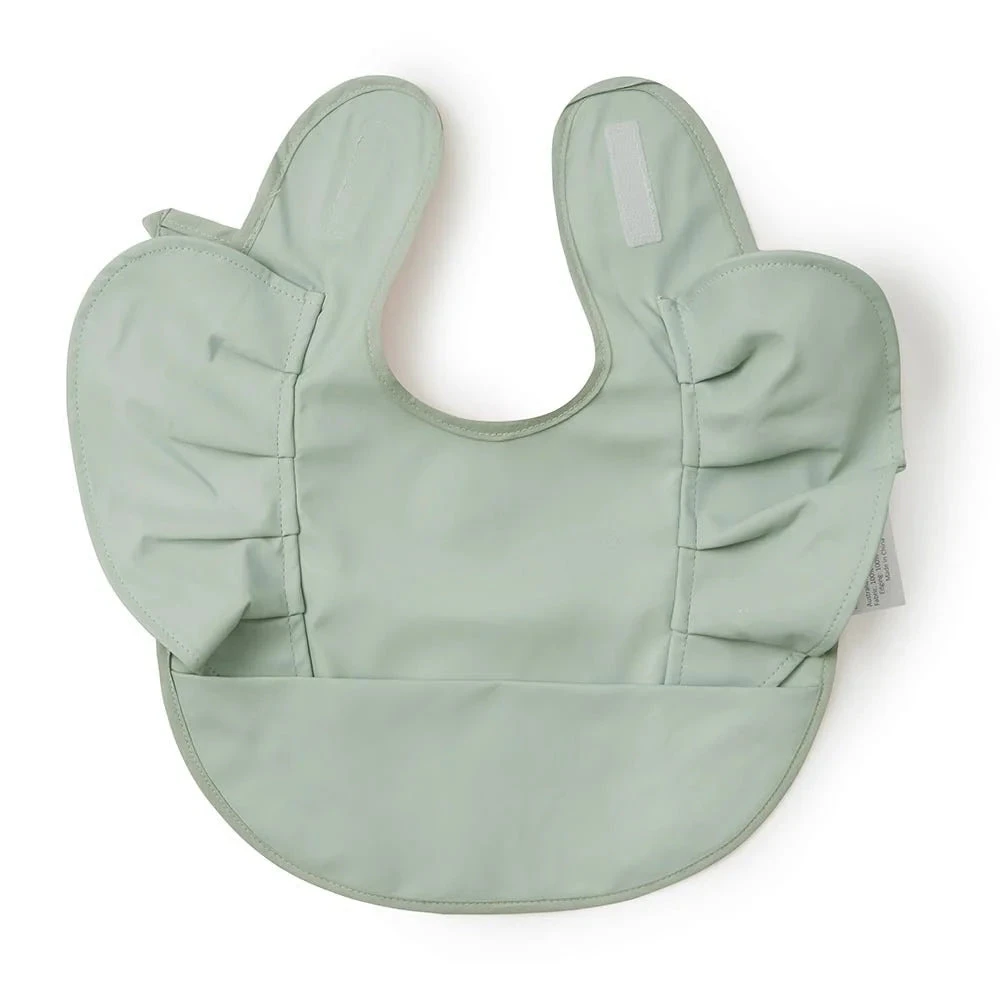 Waterproof Snuggle Bib - Sage - Image 2