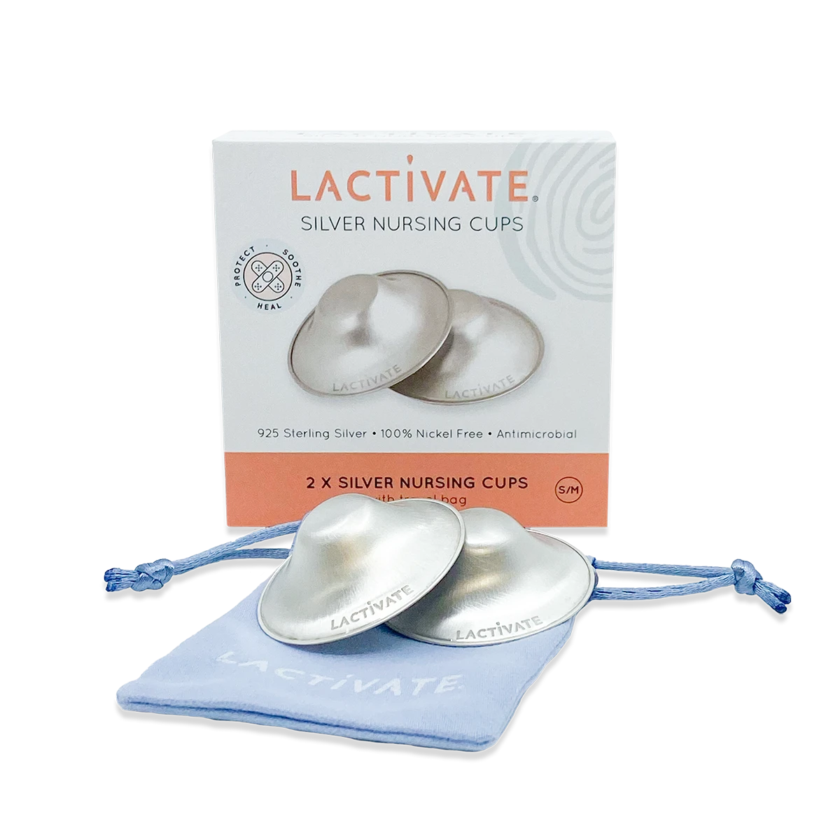 Lactivate Silver Nursing Cups