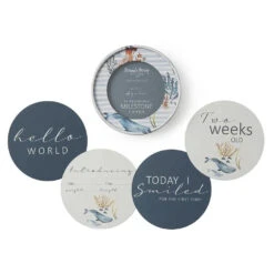 Milestone Cards - Whale & Azure